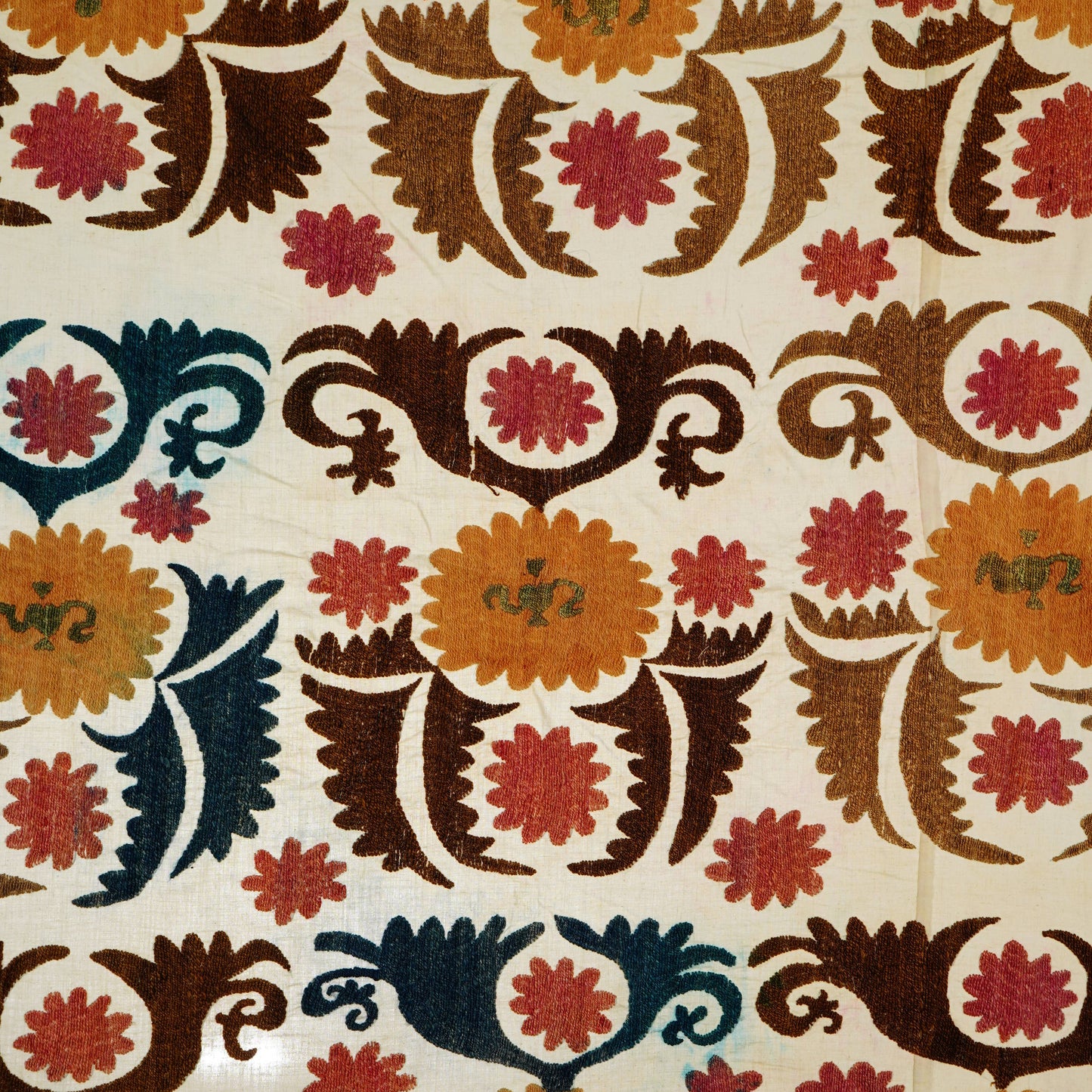 Handmade Vintage Suzani Throw