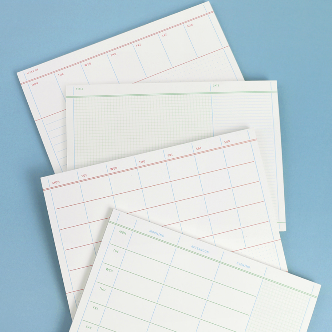 Paperian Flat A5 'Monthly' Notepad
