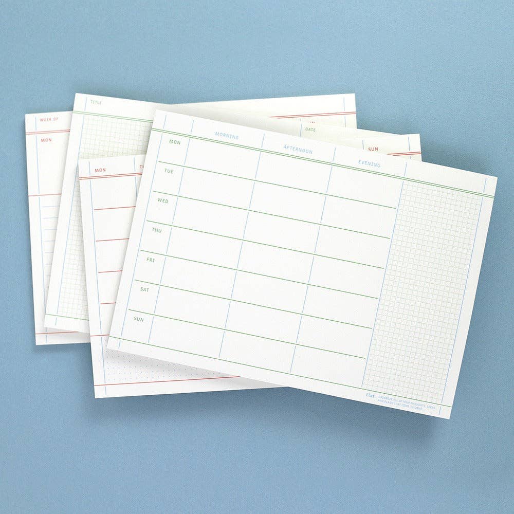 Paperian Flat A5 'Monthly' Notepad