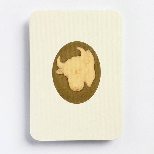 Signs of the Zodiac Greeting Card - Taurus