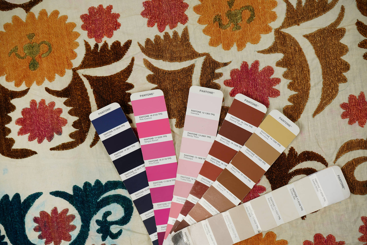 Handmade Vintage Suzani Throw