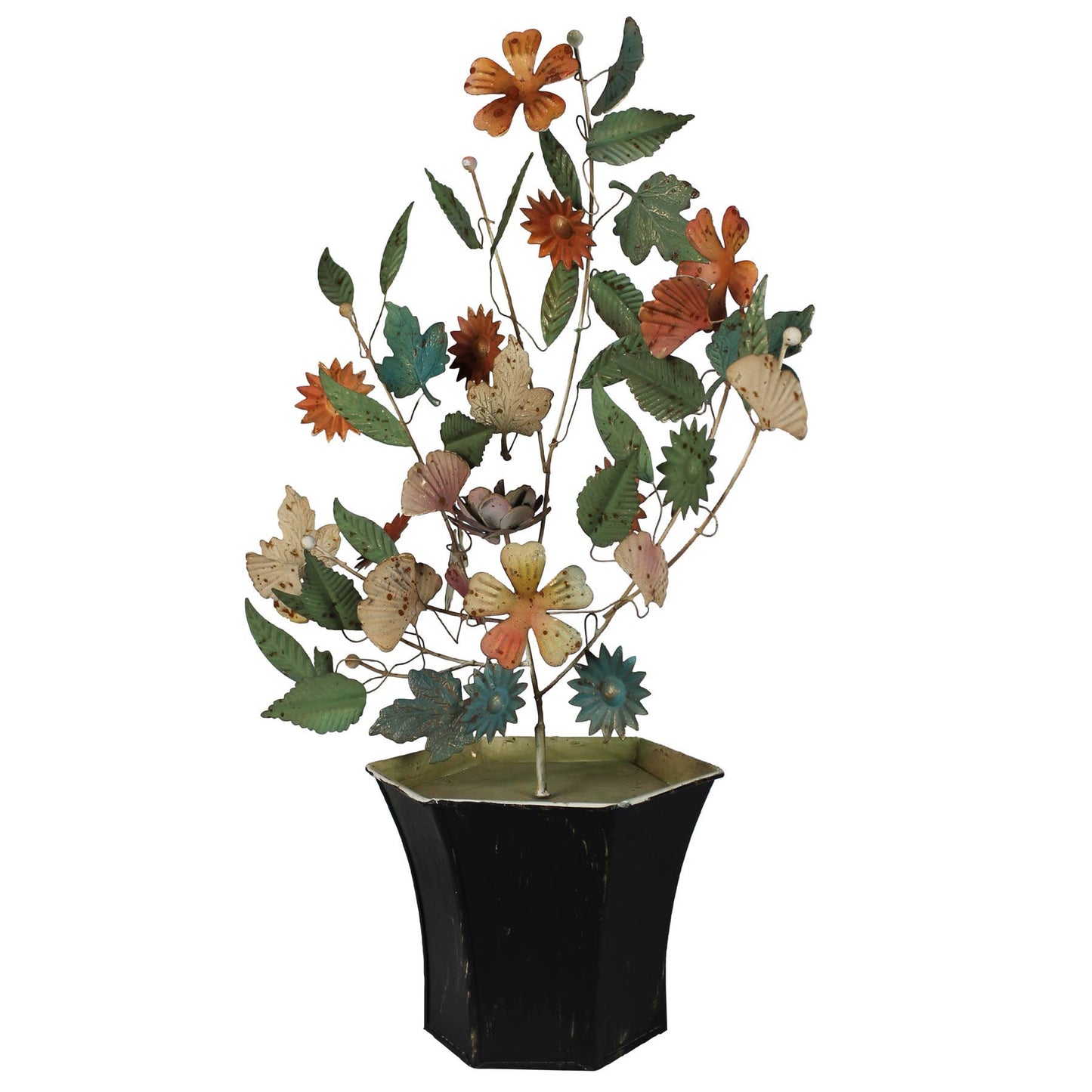 Decorative Pot Plant - 'Dahlias'