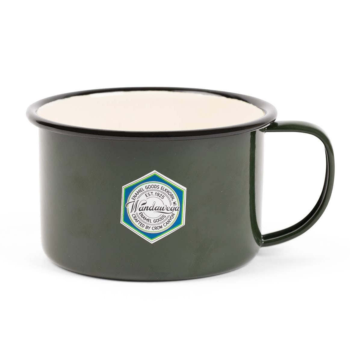 Camp Wandawega x CCH Enamelware Mug: Forest Green