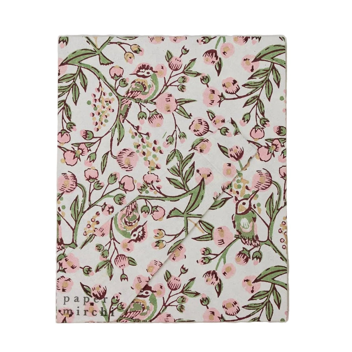 Block Printed Picture Frame - Song Birds