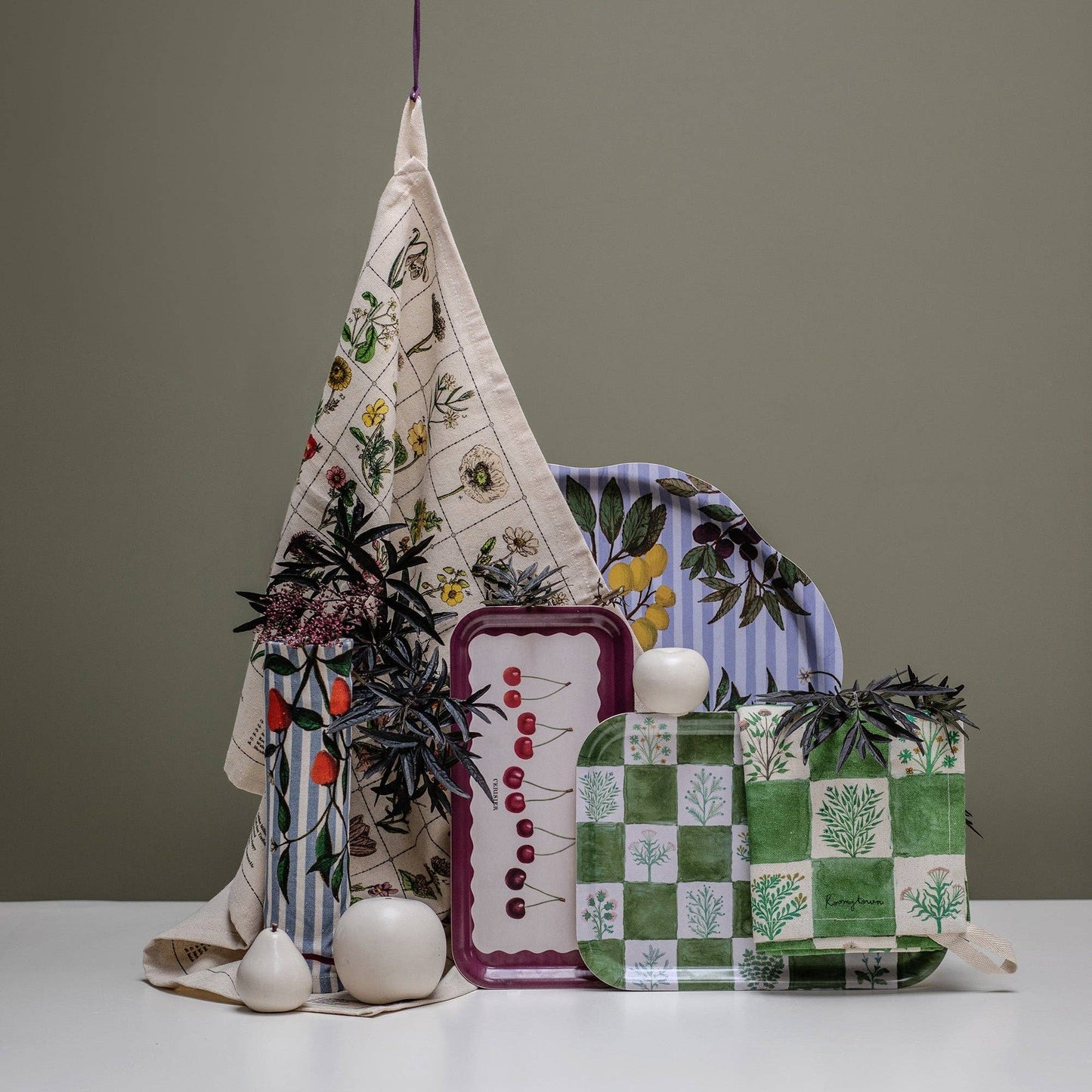 Sowerby Wildflowers Tea Towel