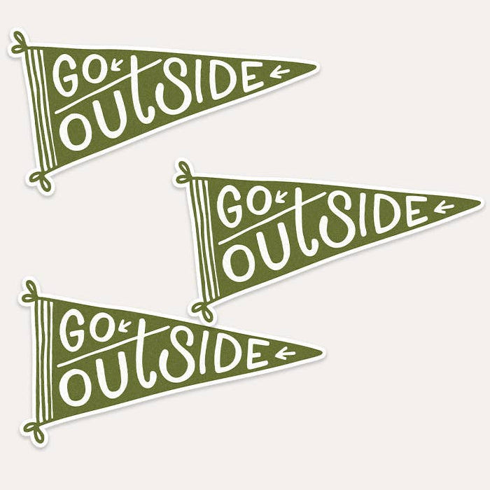 Go Outside - Vinyl Sticker