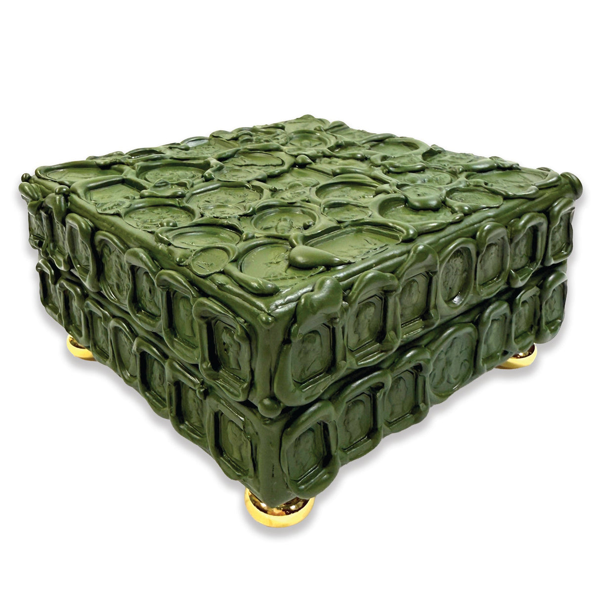Wax Seal Stamp Box - Green