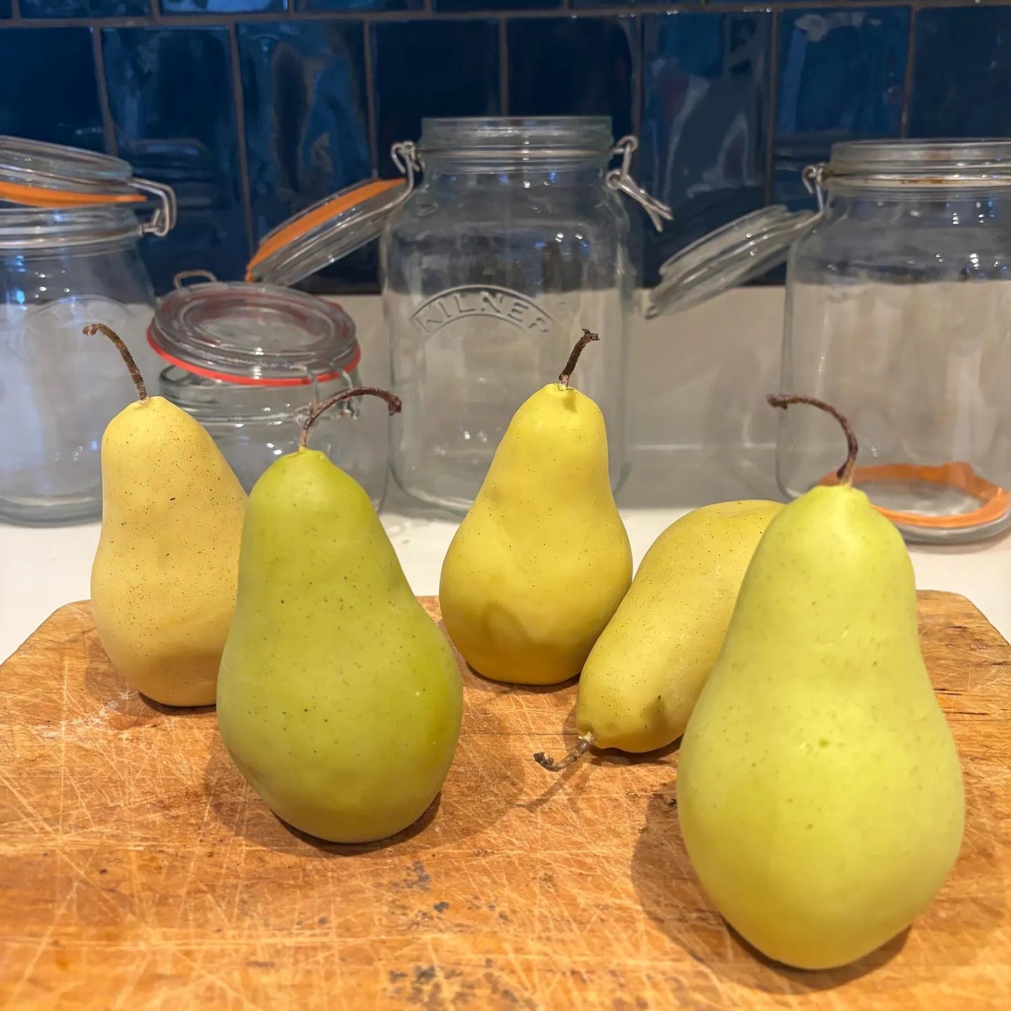 Large Pear Candle