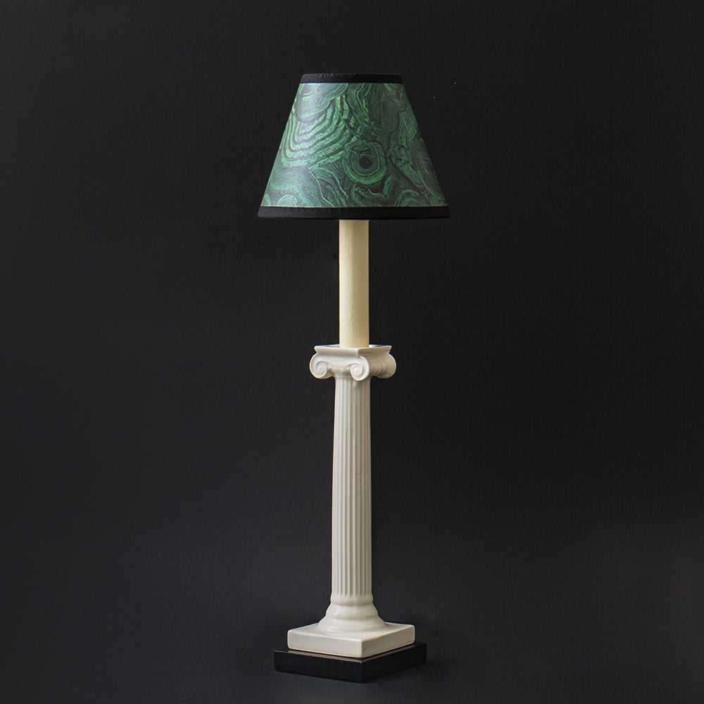 6” Malachite Card Lampshade