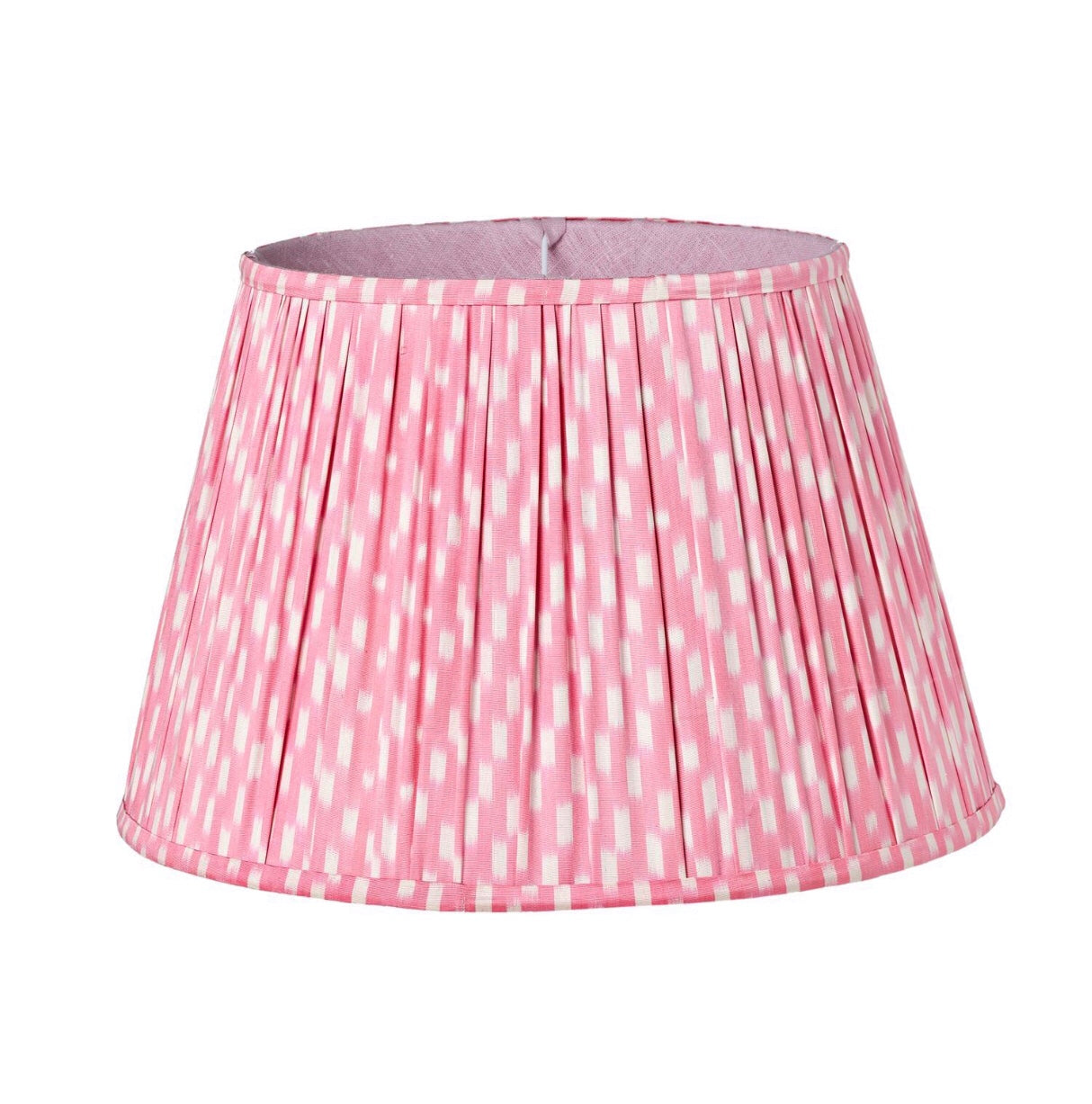 18" Pearl Drop Silk Ikat Lampshade