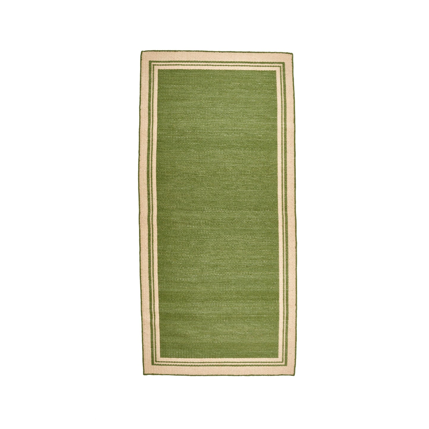 Natural & Green Borders Rug