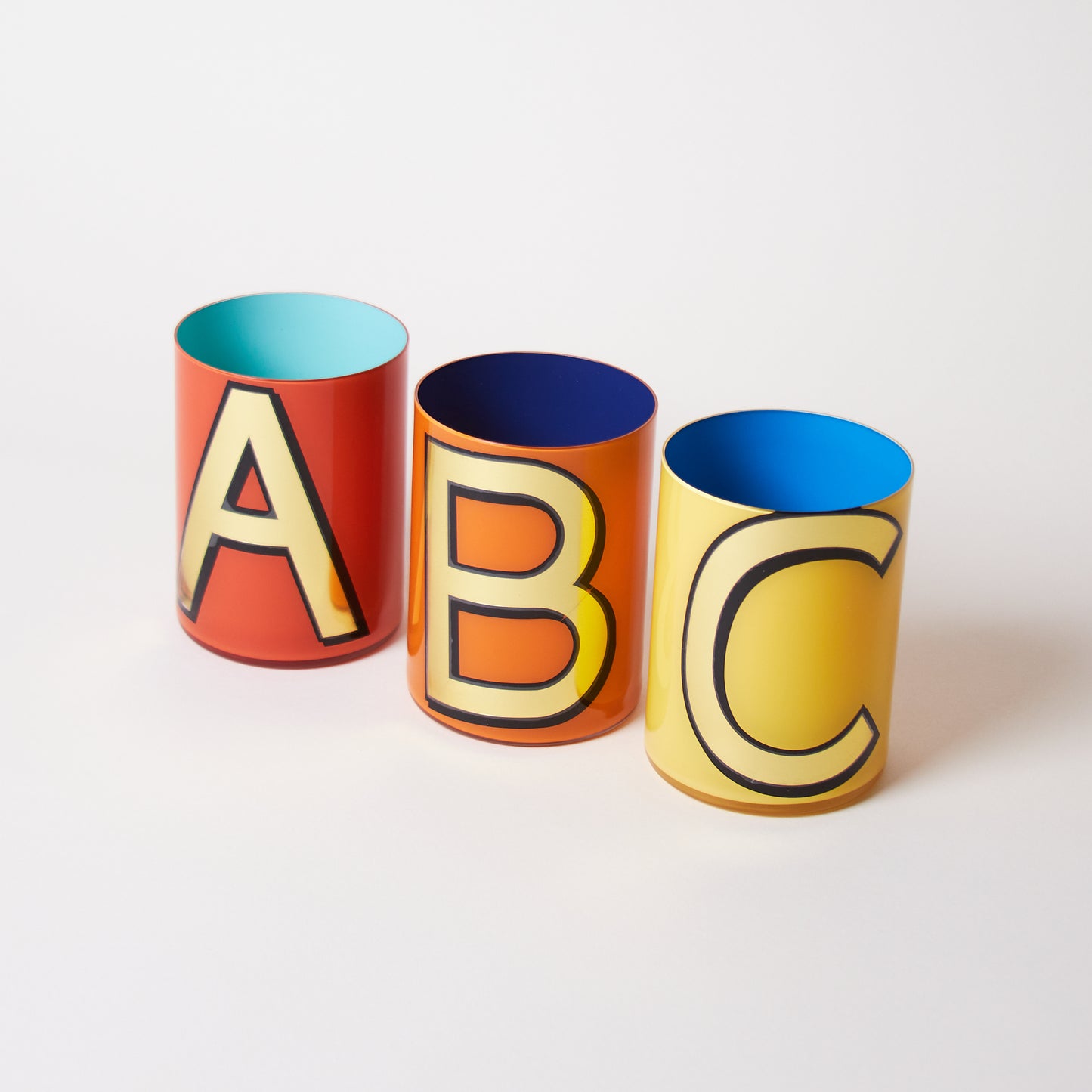 Alphabet Brush Pot - A