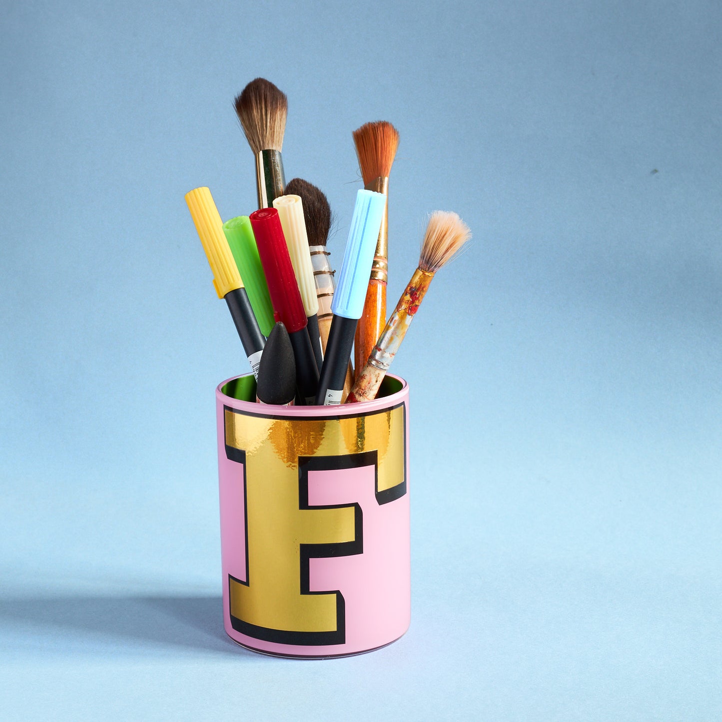 Alphabet Brush Pot - N