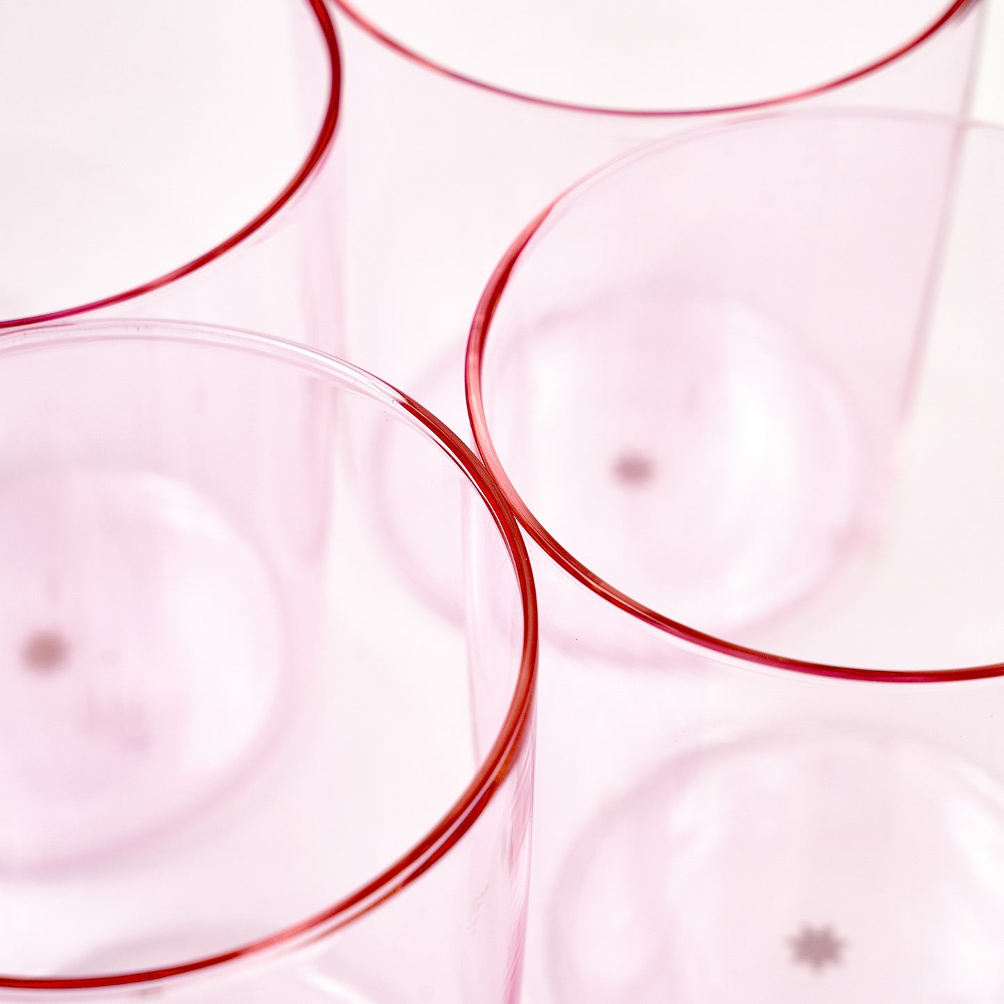 Large Mouth-Blown Tumbler - Pink