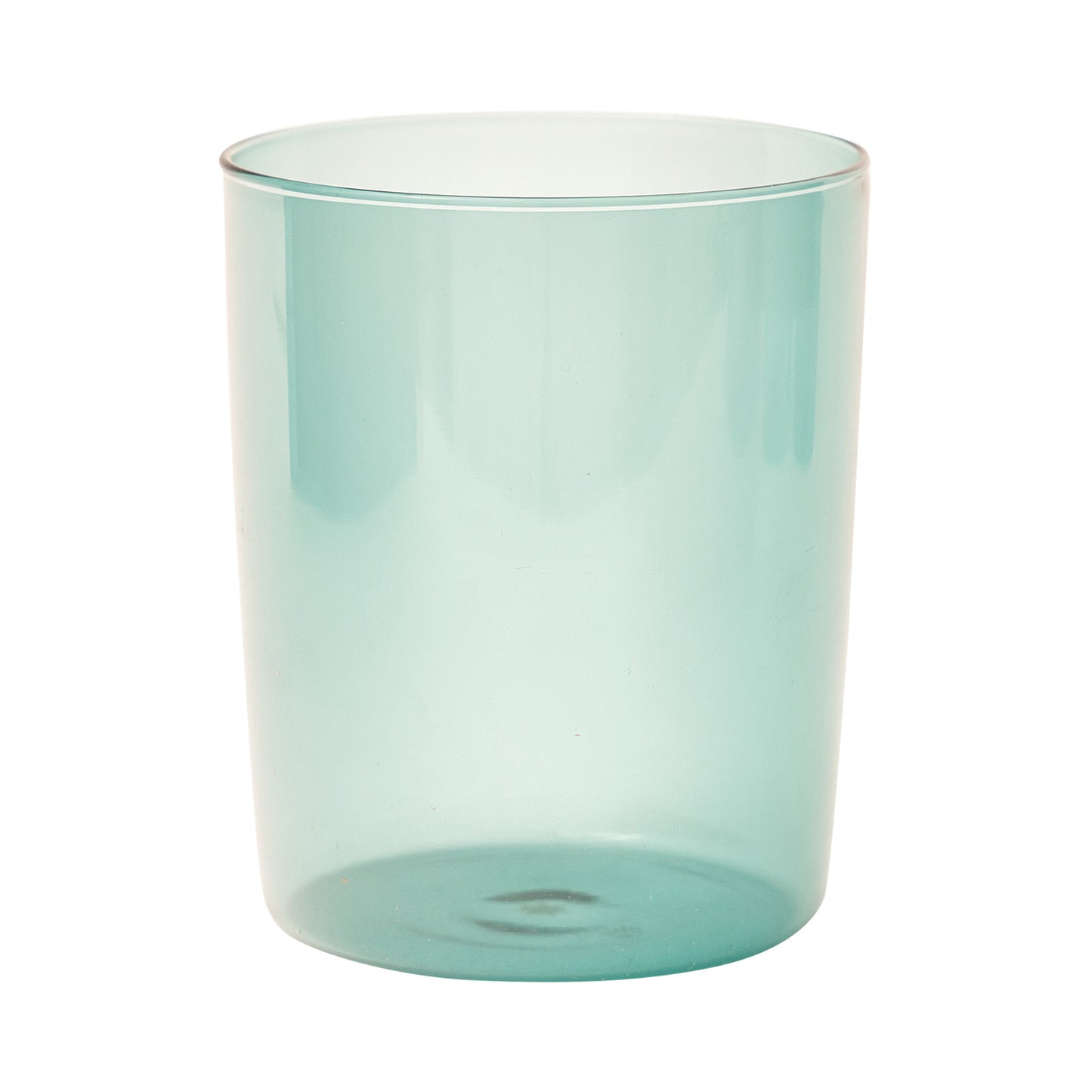 Large Mouth-Blown Tumbler - Teal