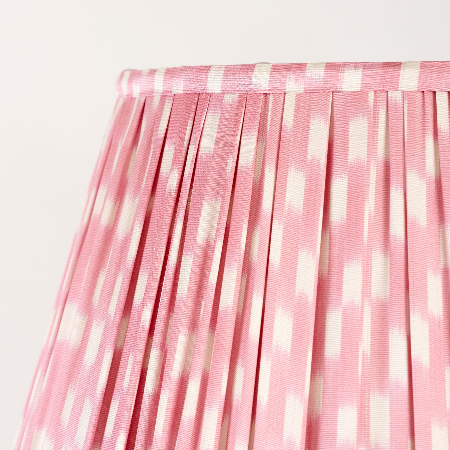 18" Pearl Drop Silk Ikat Lampshade