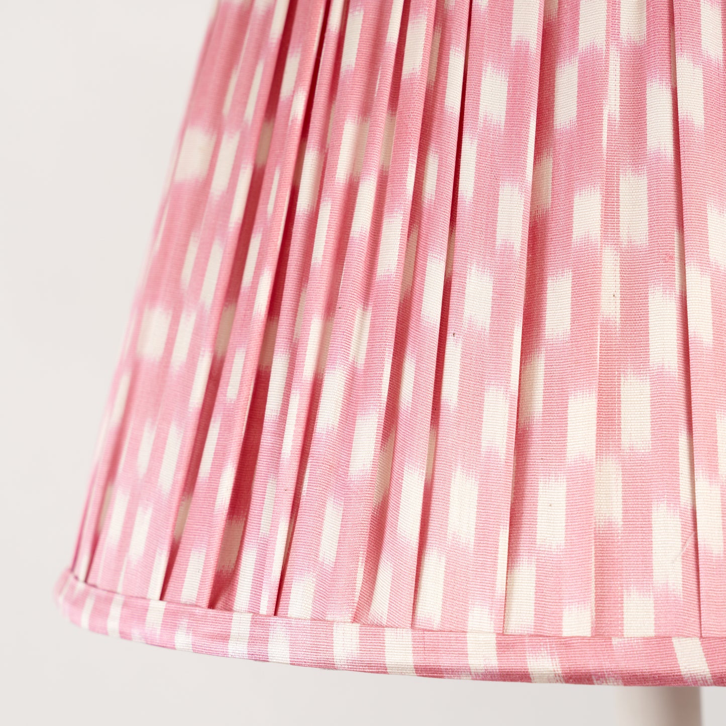 18" Pearl Drop Silk Ikat Lampshade