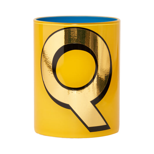 Alphabet Brush Pot - Q