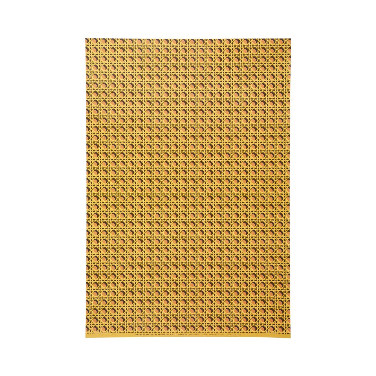 Regency Caning -  5 Sheets Of Jasper Red Paper