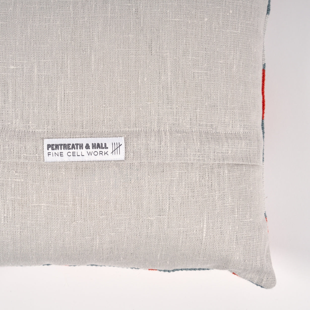 Falling Cubes Cushion - Red