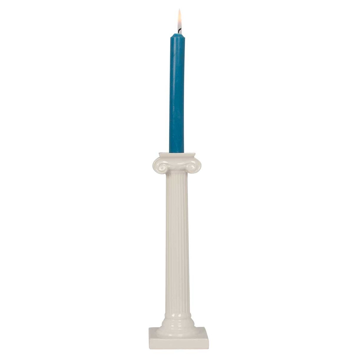 P&H Ionic Column Creamware Candlestick