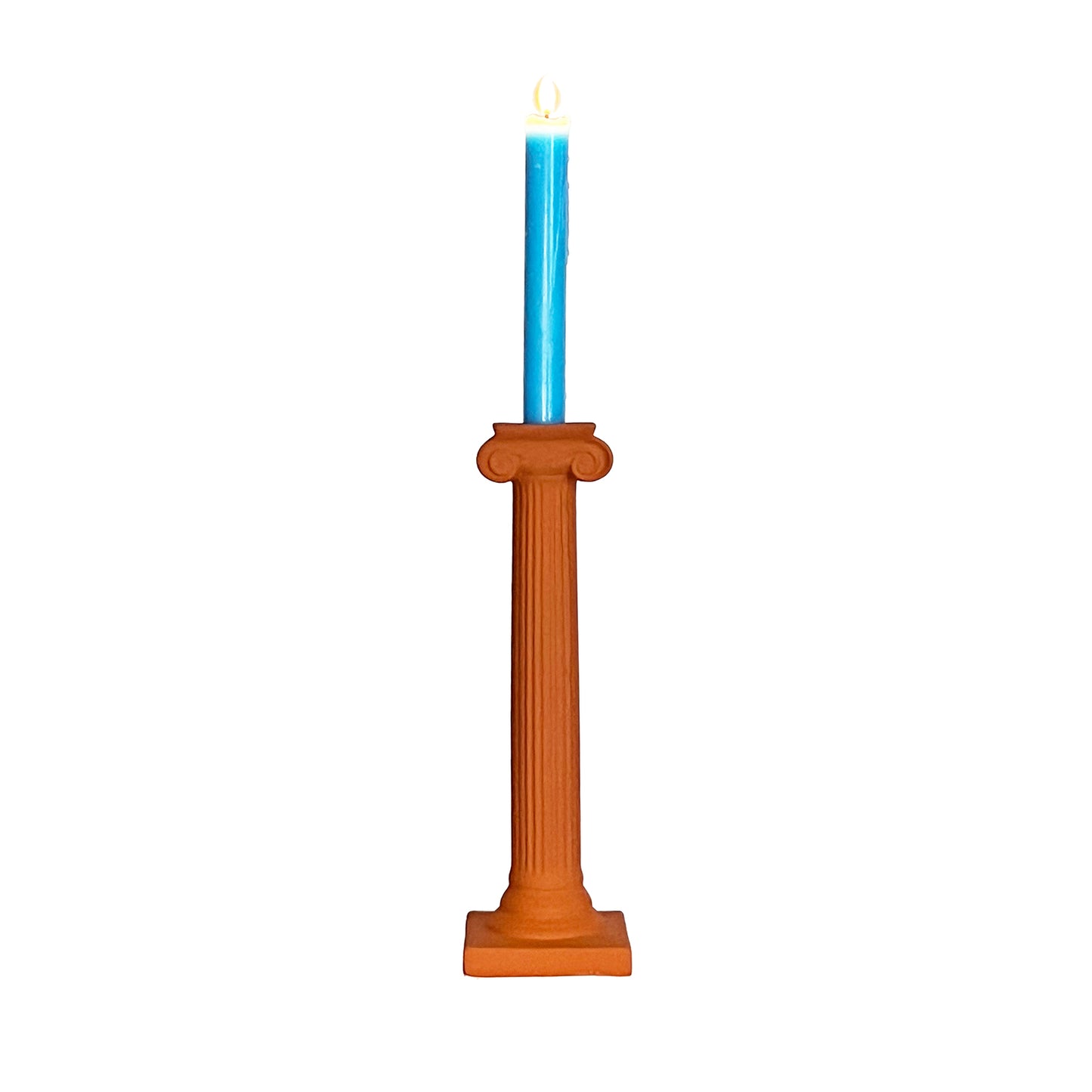 P&H Ionic Terracotta Column Candlestick