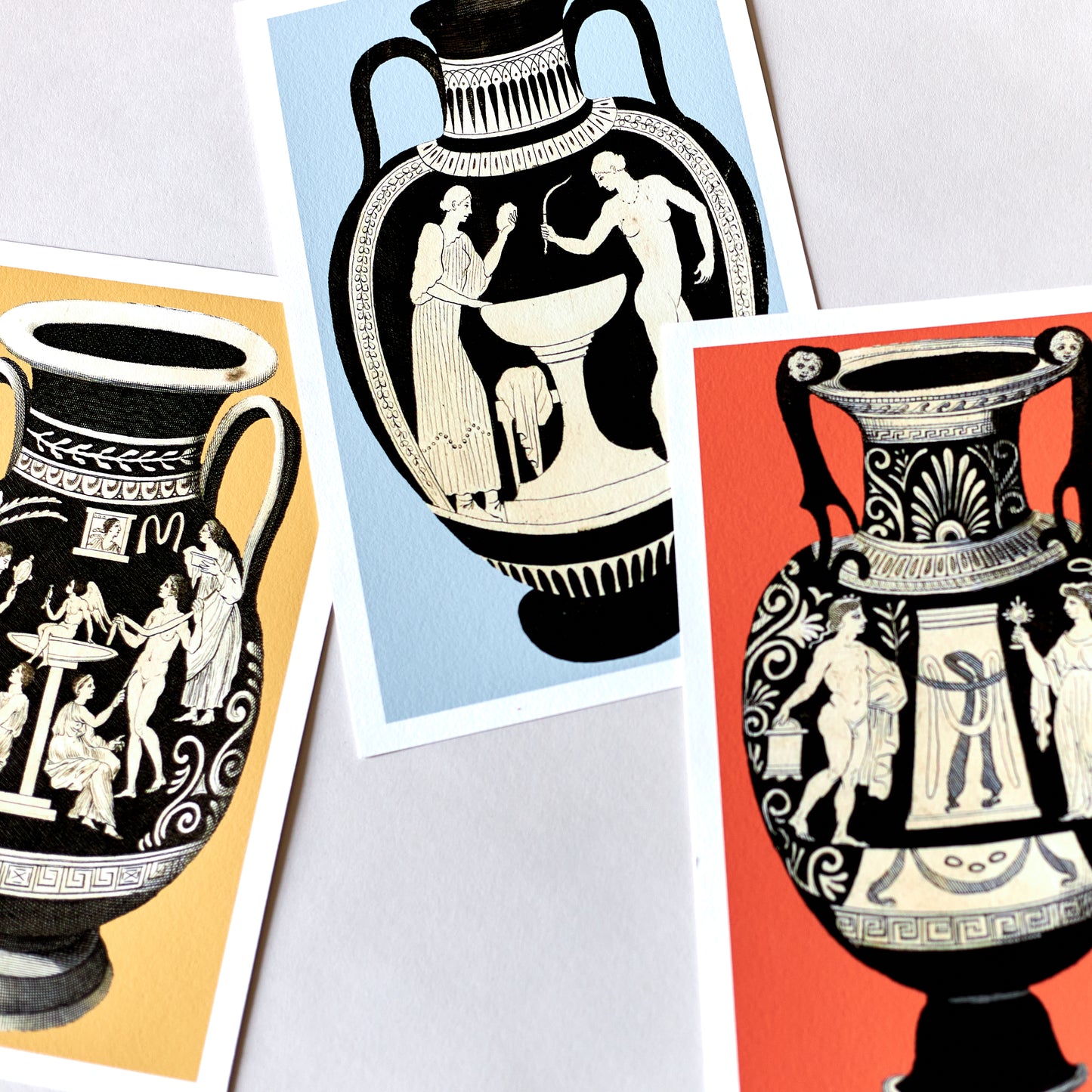 Greek Urn Print - Wedgwood Blue