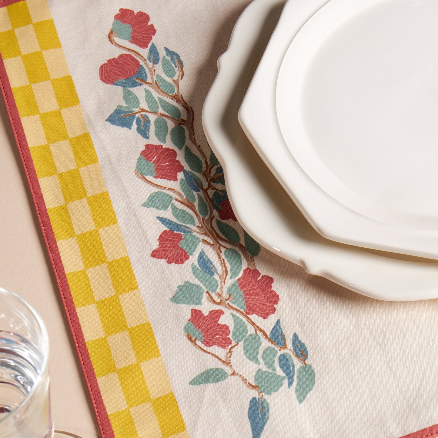 Creamware Hand Cast Dinner Plate