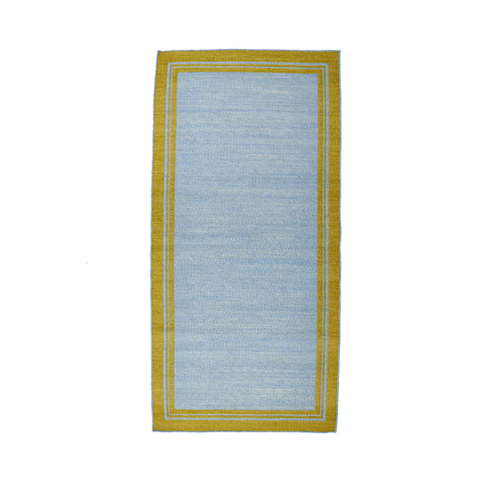 Blue & Green Borders Rug