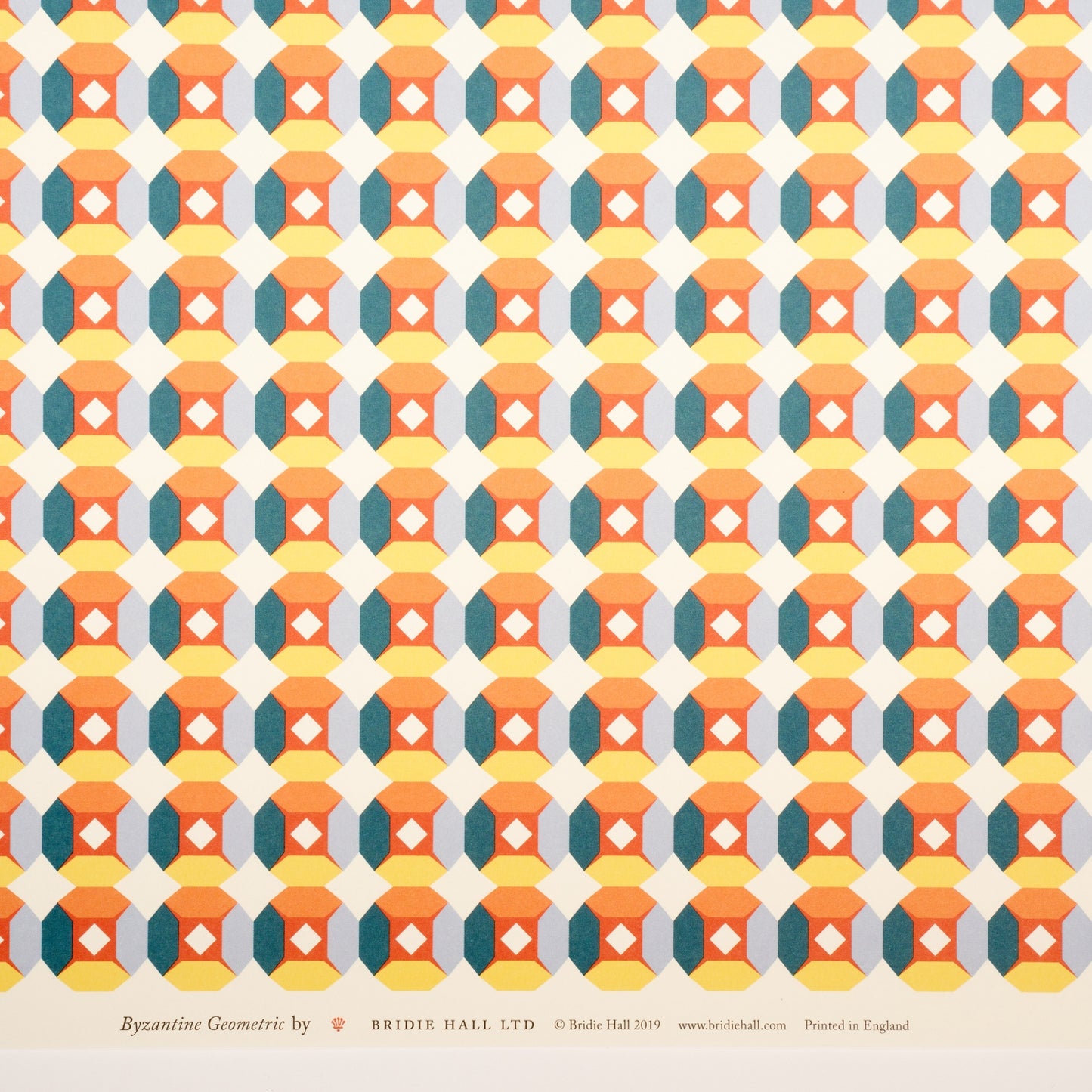 Byzantine Geometric - 5 Sheets Of Paper