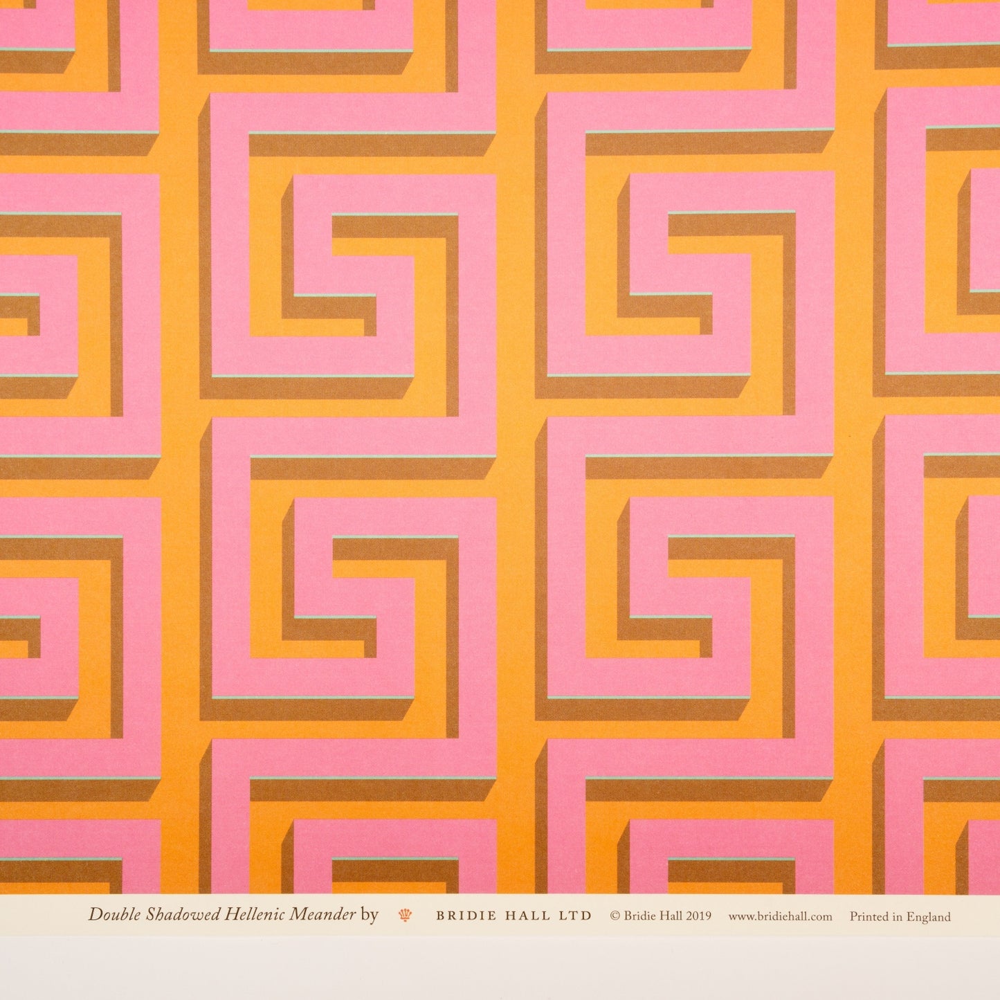 Double Shadowed Meander - 5 Sheets Of Paper