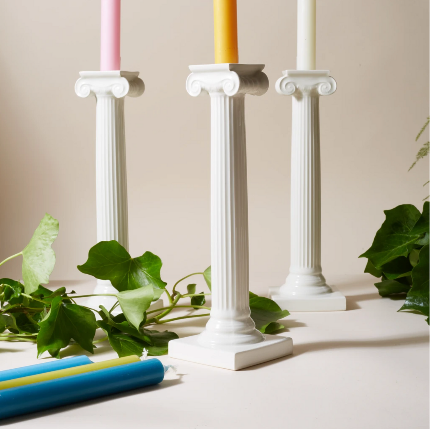 Bleu Lagon Dinner Candle - pack of 12