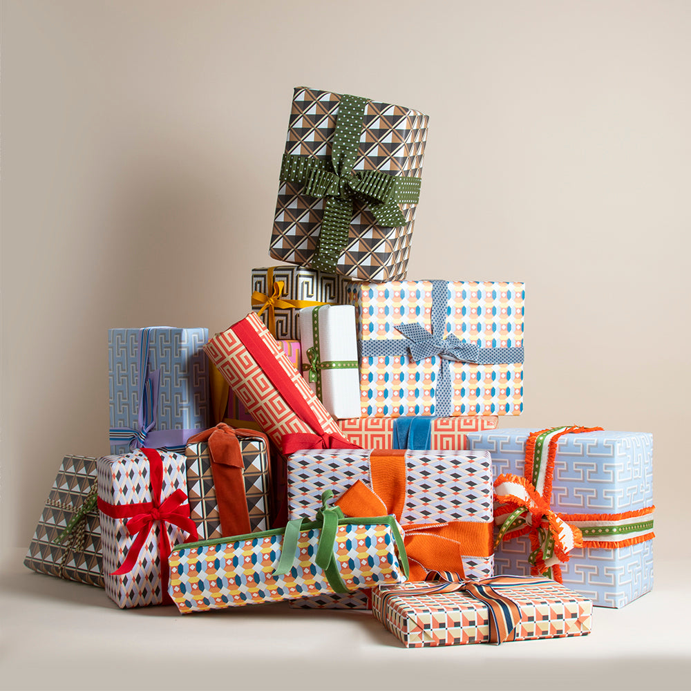 Shadowed Meander - 5 Sheets Of Paper