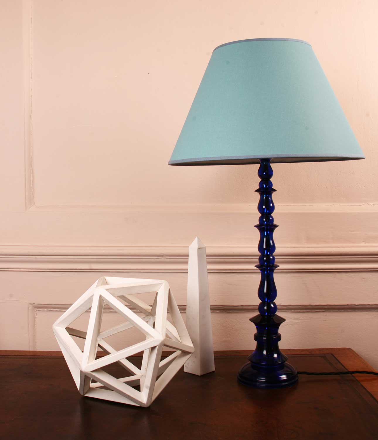 Spring Resin Lamp Blue