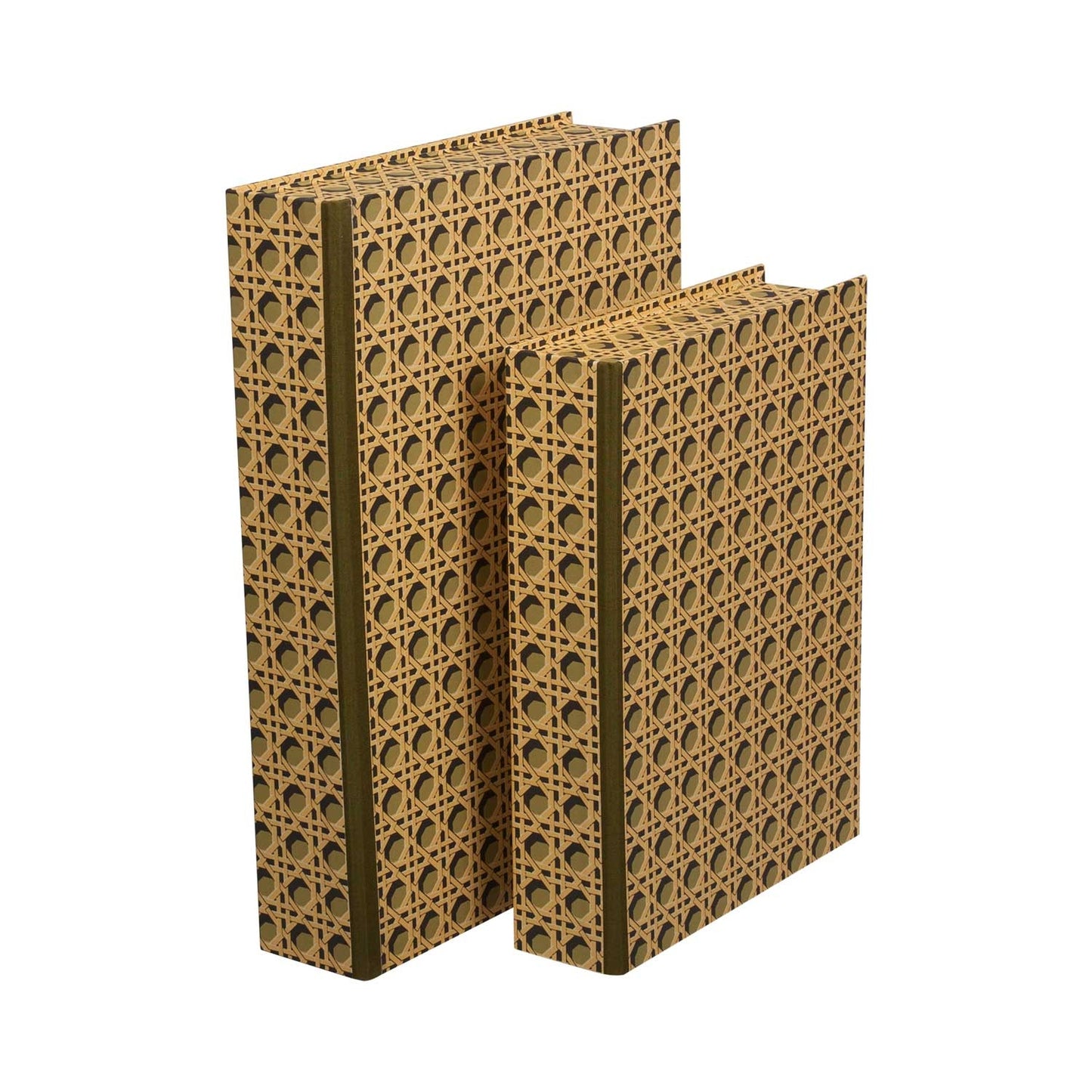 A5 Boxfile - Khaki Regency Caning