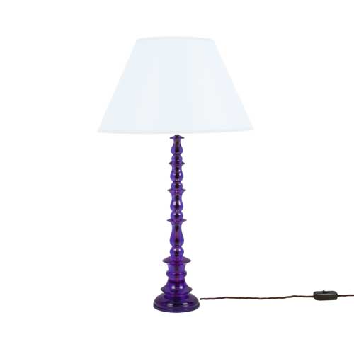 Spring Resin Lamp Purple