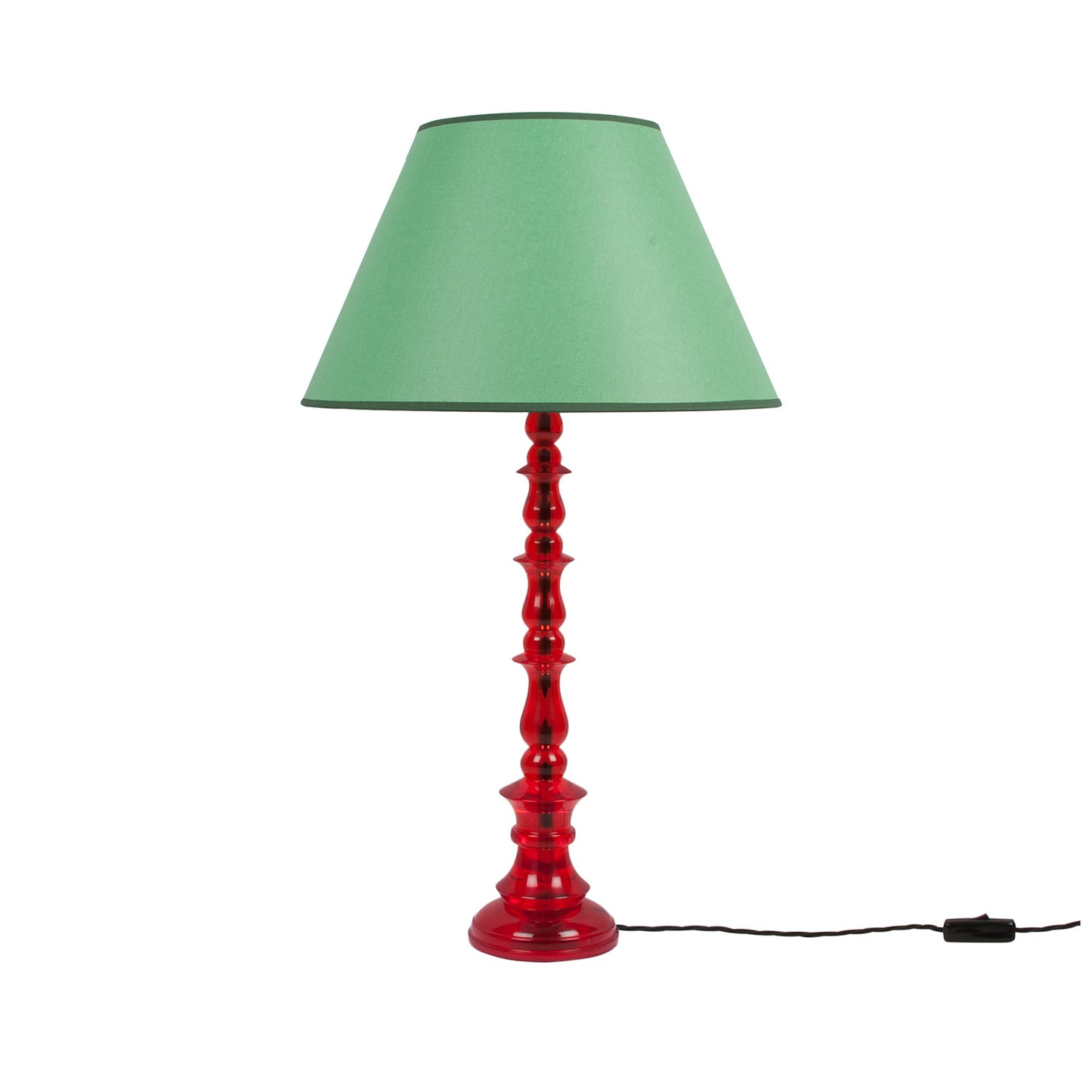 Spring Resin Lamp Red