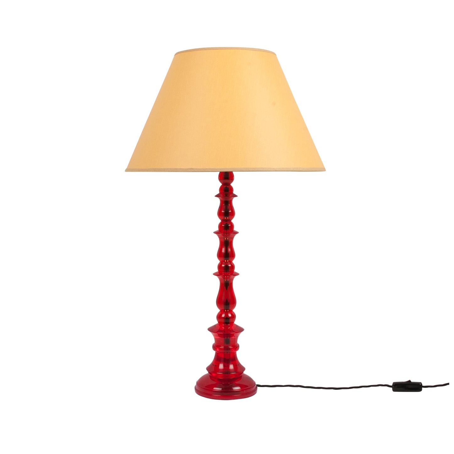Spring Resin Lamp Red