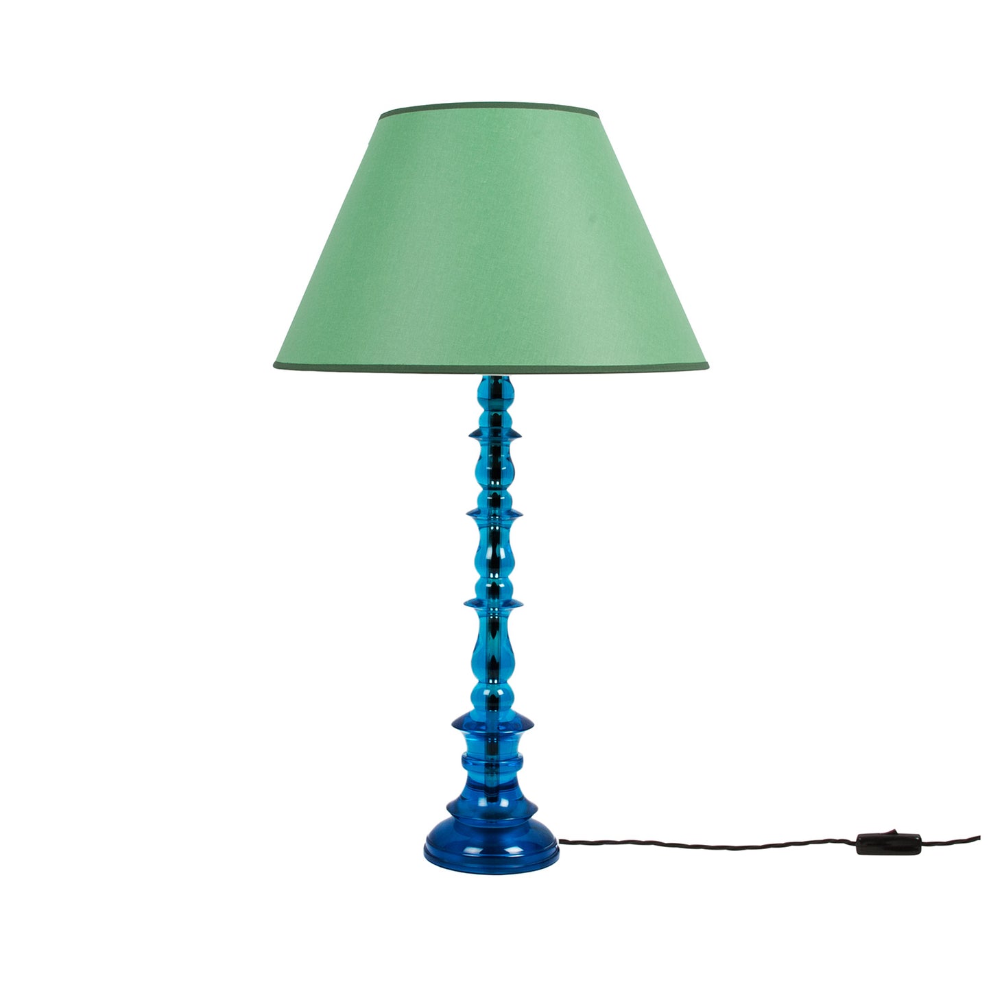 Spring Resin Lamp Turquoise