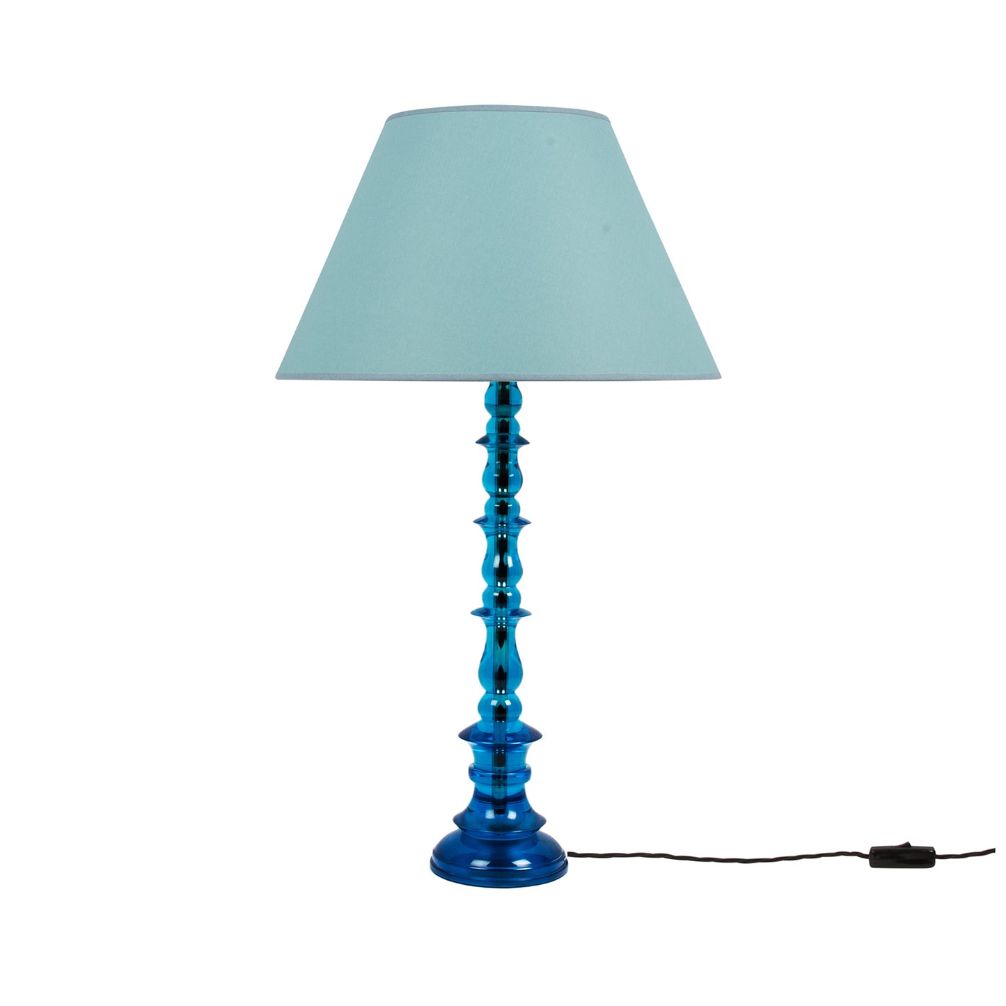 Spring Resin Lamp Turquoise