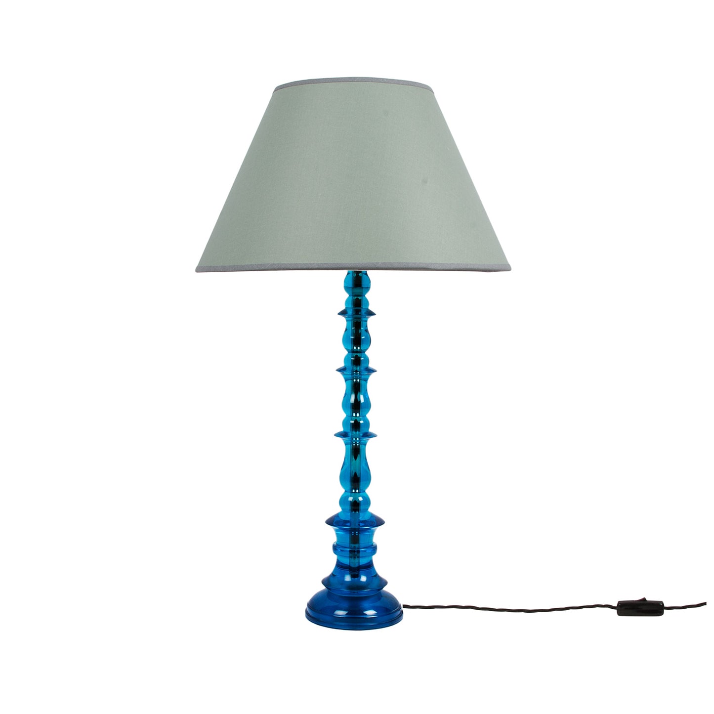 Spring Resin Lamp Turquoise
